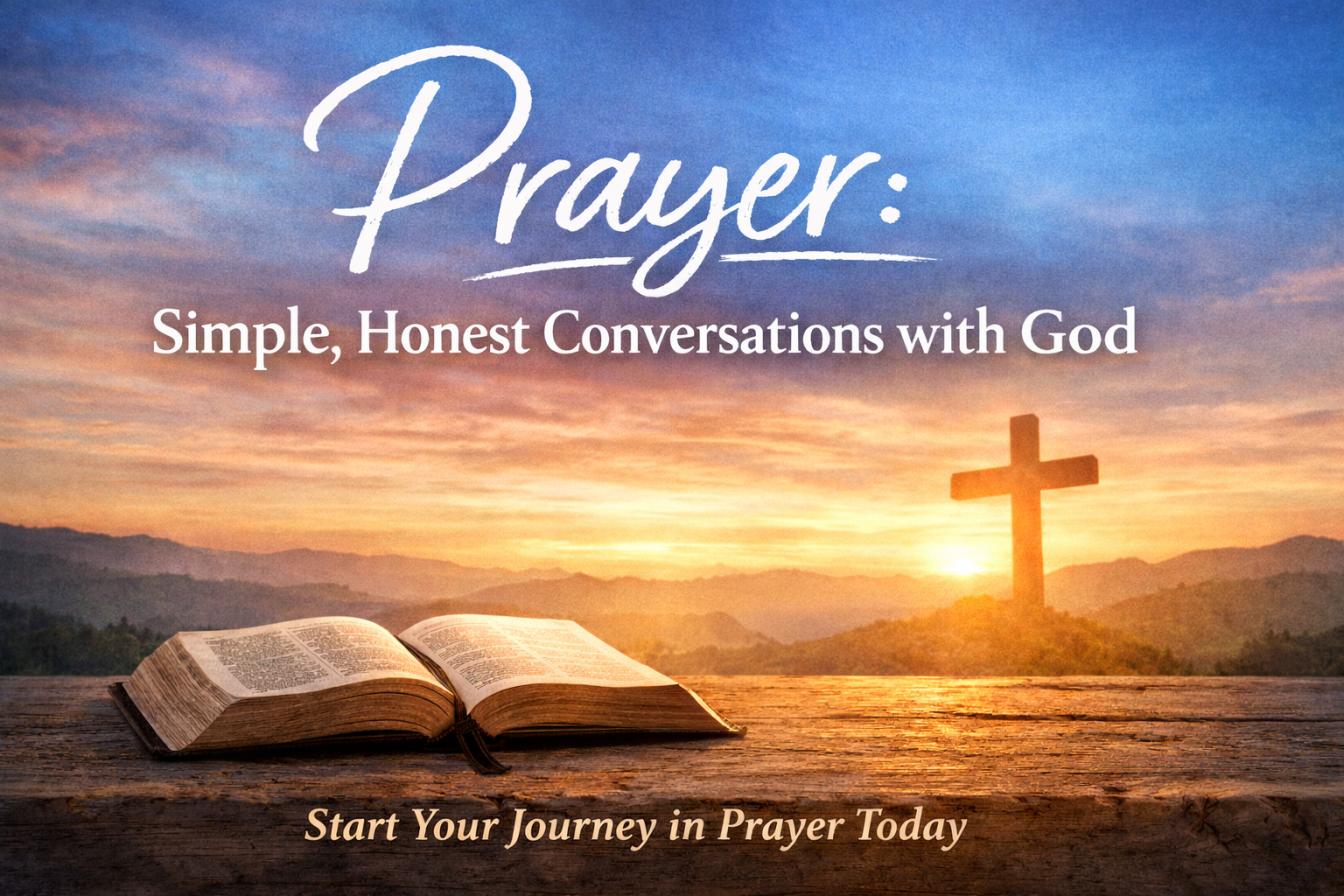 Prayer: Simple, Honest Conversations with God